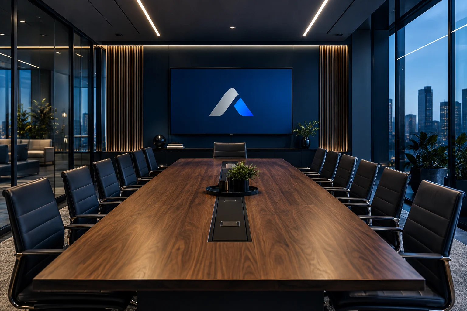 Sala de reuniões da Contábil Rio